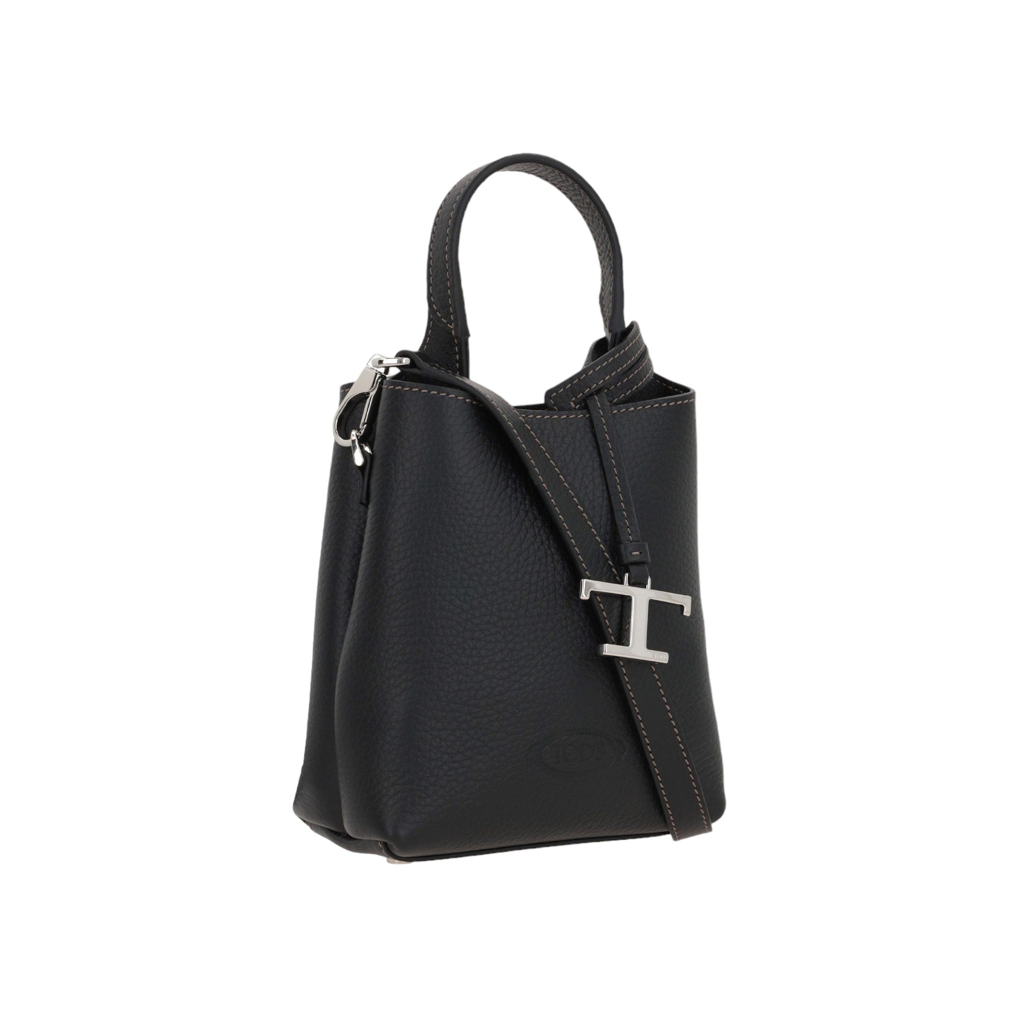 Micro Grainy Leather Handbag-TOD'S-JOHN JULIA