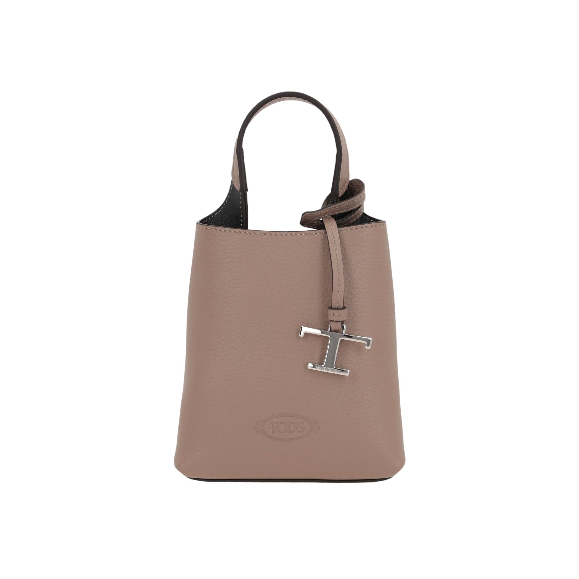 Micro Grainy Leather Handbag-TOD'S-JOHN JULIA