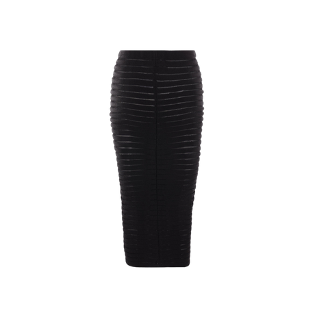 Midi Skeleton Skirt-ALAÏA-JOHN JULIA