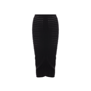 Midi Skeleton Skirt-ALAÏA-JOHN JULIA