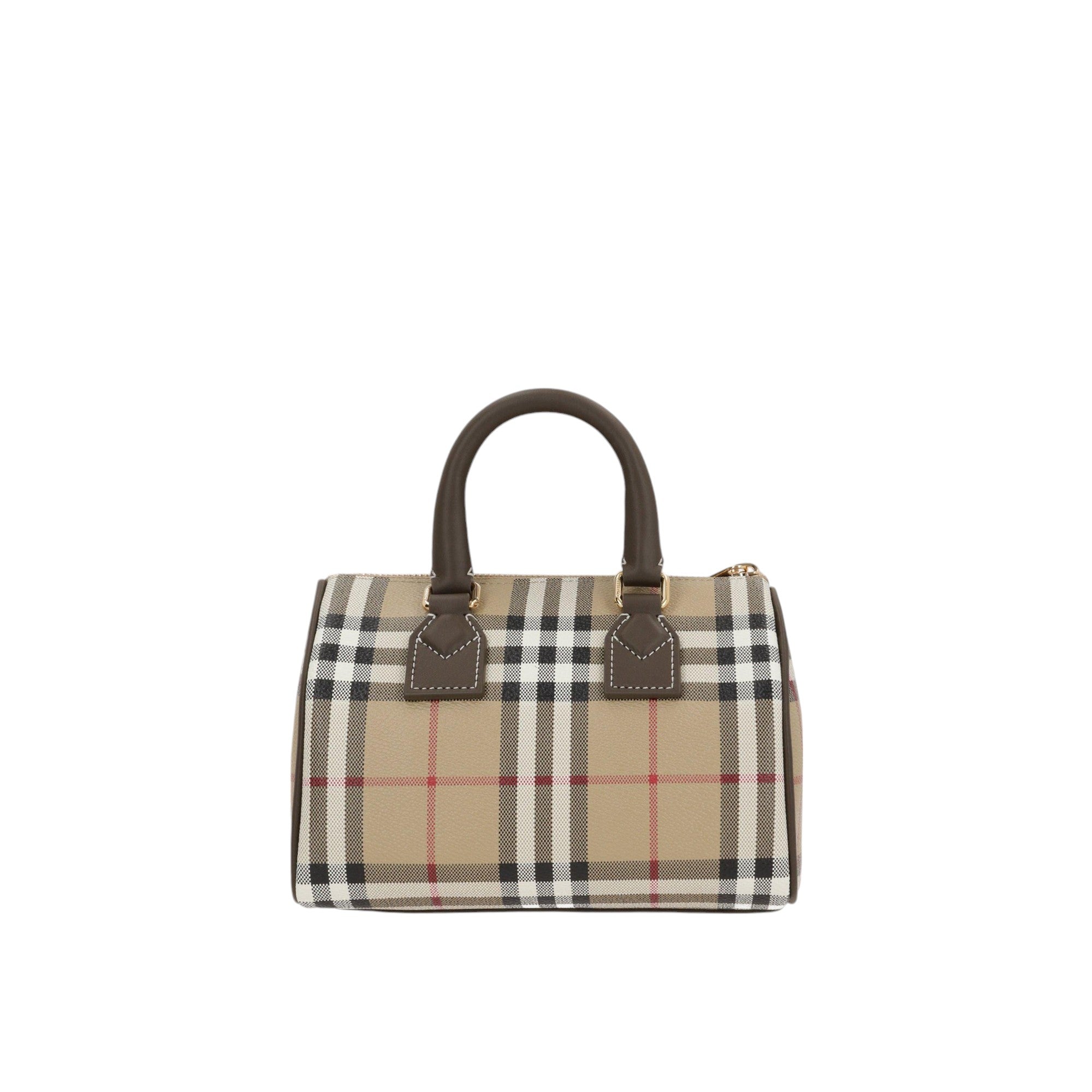 Mini Bowling Coated Canvas Bag-BURBERRY-JOHN JULIA