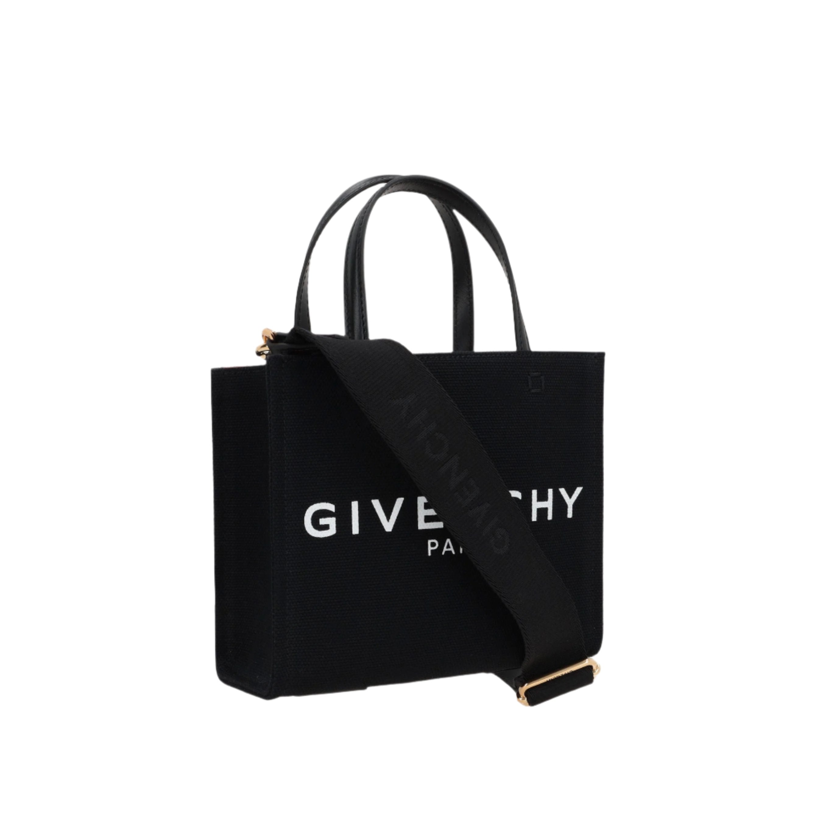 Mini G-Tote Canvas Shopping Bag-GIVENCHY-JOHN JULIA