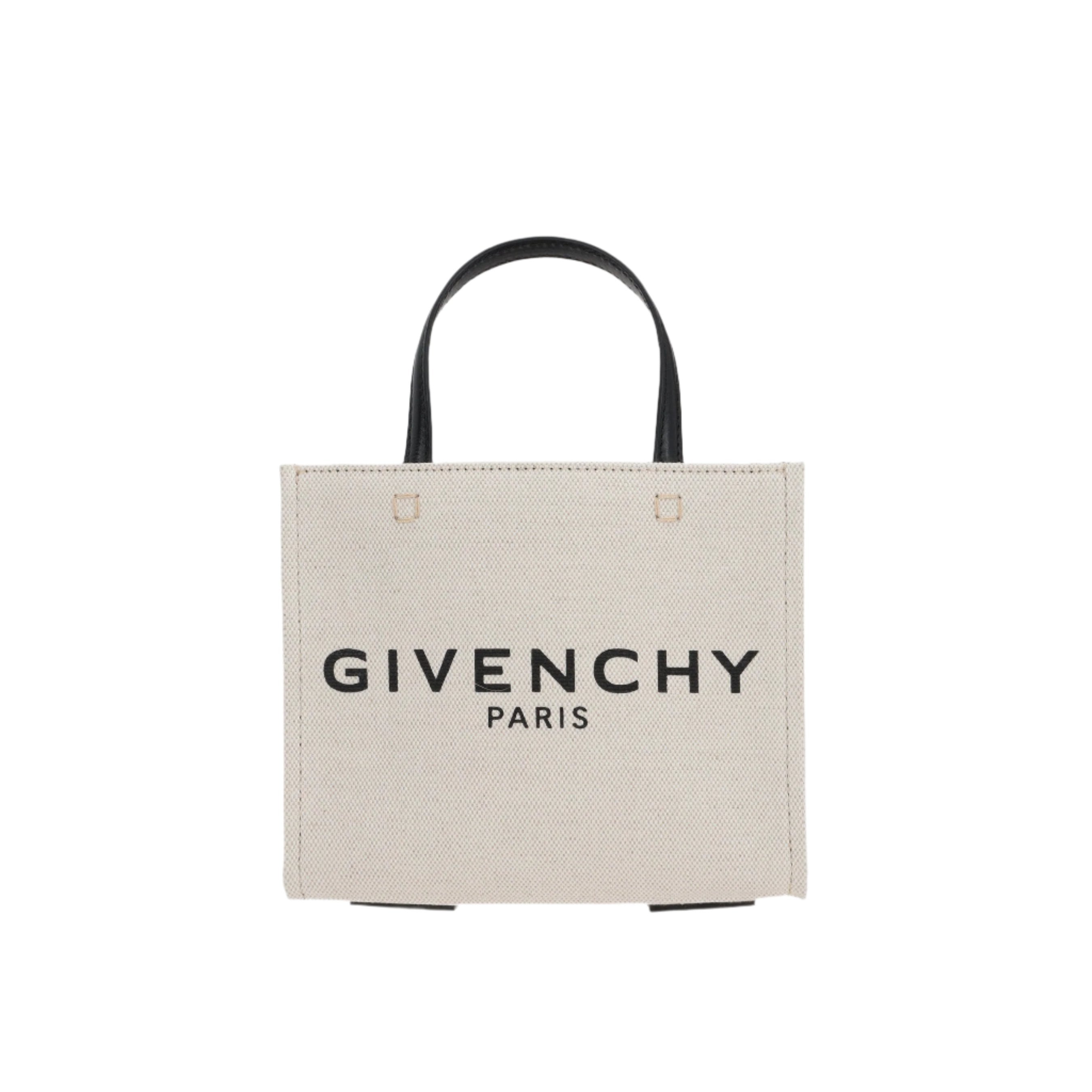 Mini G-Tote Canvas Shopping Bag-GIVENCHY-JOHN JULIA