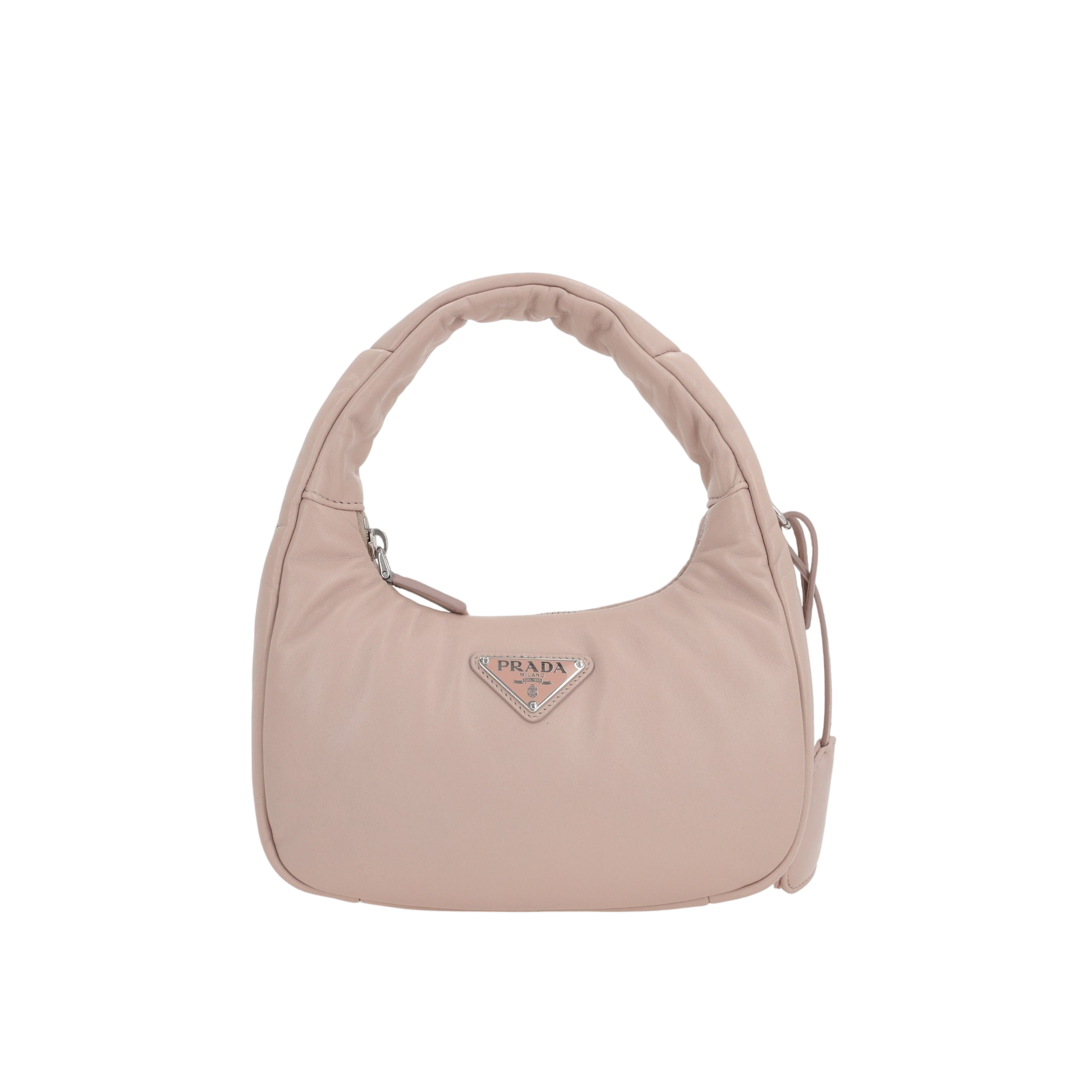 Mini Padded Nappa Soft Hobo Bag-PRADA-JOHN JULIA