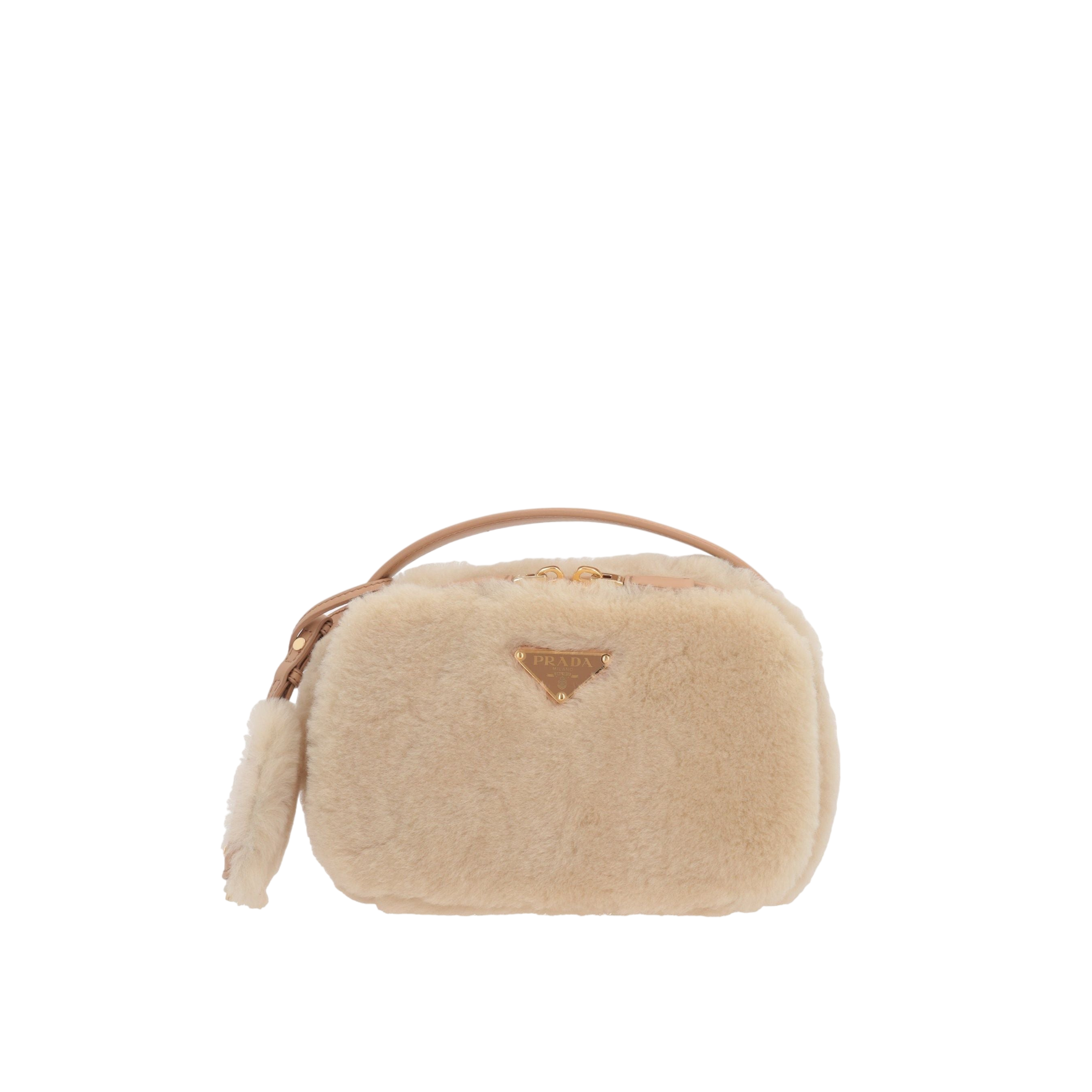 Mini Shearling Odette Handbag-PRADA-JOHN JULIA