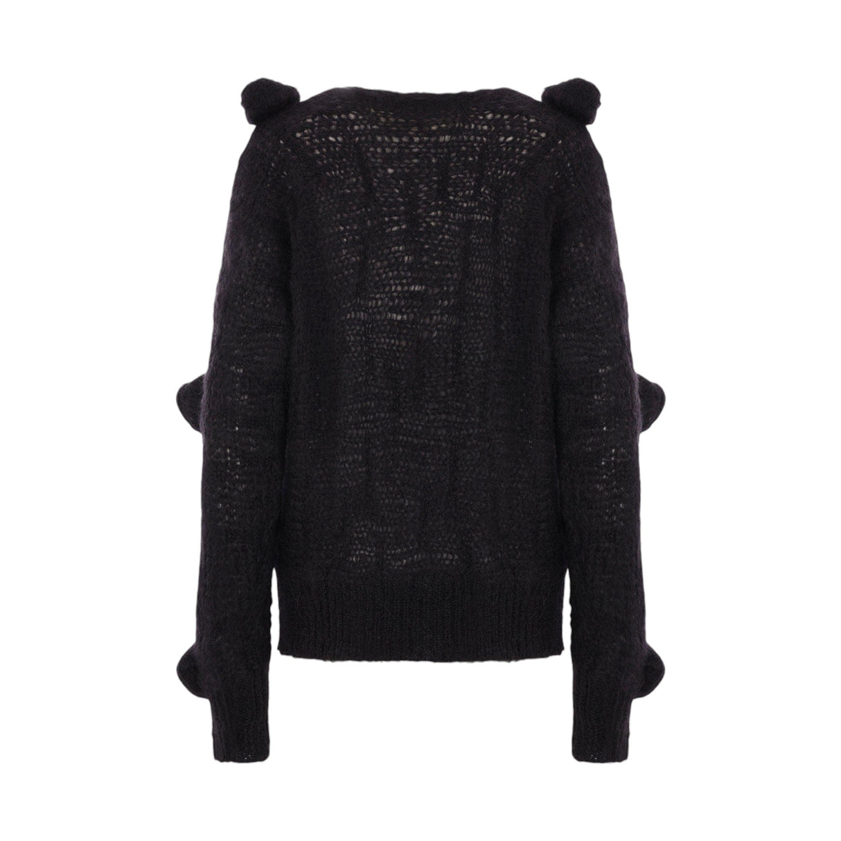 Mohair Wool 3D Rose Sweater-BLUMARINE-JOHN JULIA