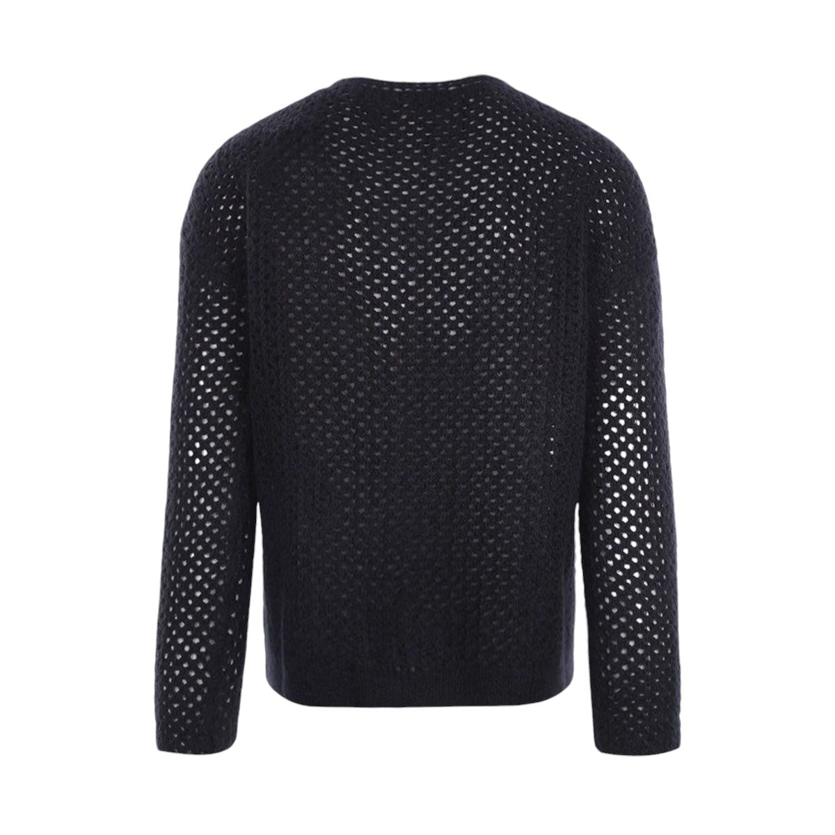 Mohair Wool Blend Sweater-SAINT LAURENT-JOHN JULIA