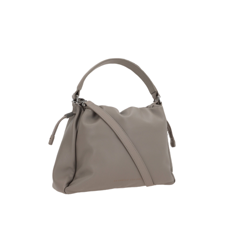 Monili Detail Small Leather Handbag-BRUNELLO CUCINELLI-JOHN JULIA