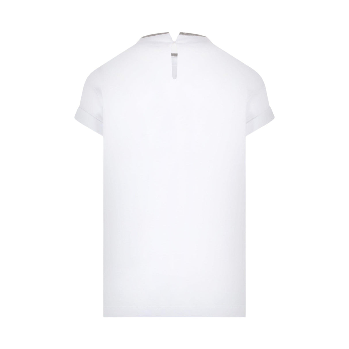 Monili-detailed Cotton T-shirt-BRUNELLO CUCINELLI-JOHN JULIA