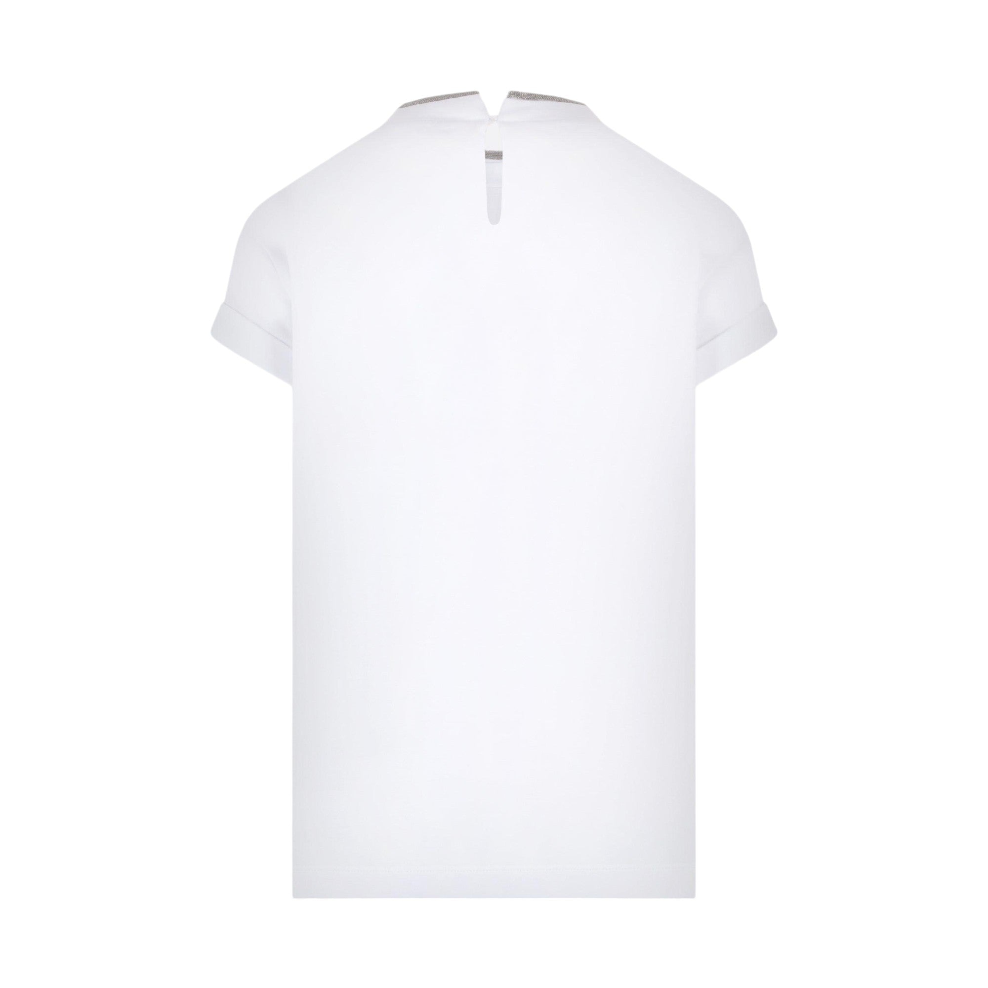 Monili-detailed Cotton T-shirt-BRUNELLO CUCINELLI-JOHN JULIA