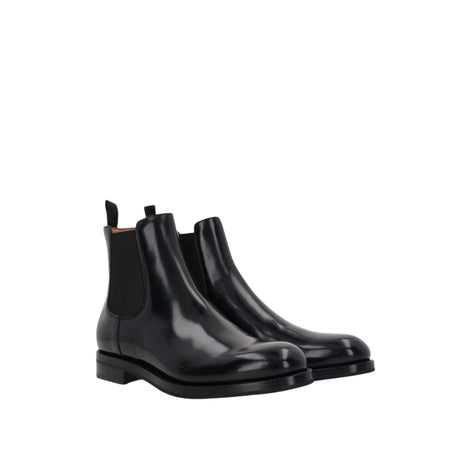 Monmouth Brushed Leather Chelsea Boots-CHURCH'S-JOHN JULIA