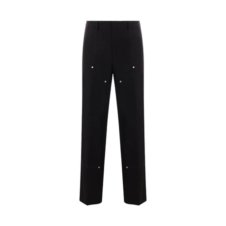 Monogram Technical Twill Workwear Pants-PALM ANGELS-JOHN JULIA