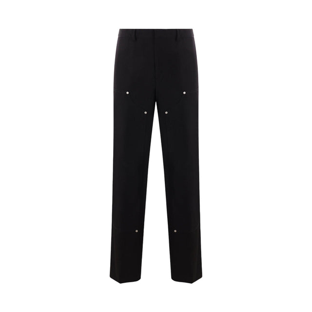 Monogram Technical Twill Workwear Pants-PALM ANGELS-JOHN JULIA