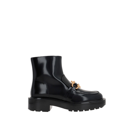 Monsieur Shiny Leather Ankle Boots-BOTTEGA VENETA-JOHN JULIA