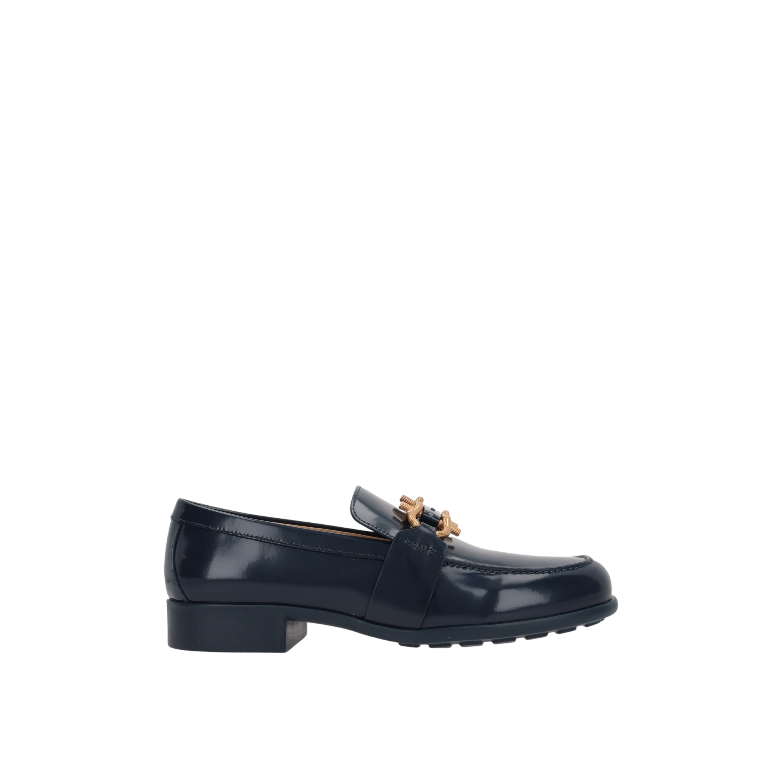 Monsieur Shiny Leather Loafers-BOTTEGA VENETA-JOHN JULIA