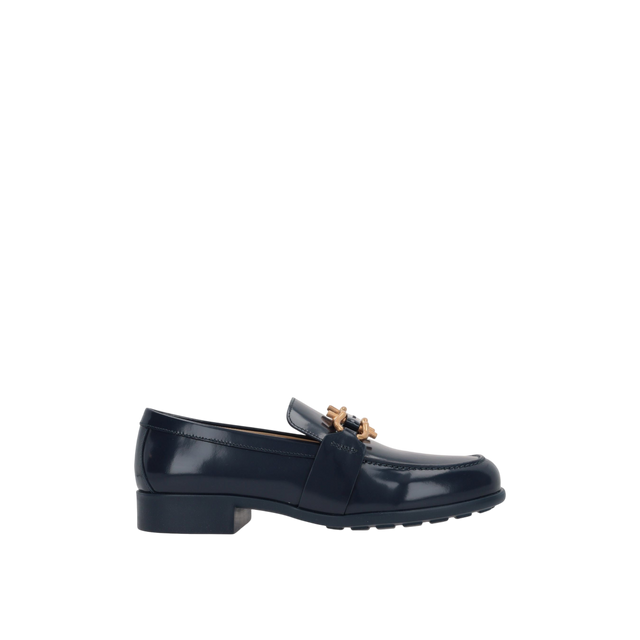 Monsieur Shiny Leather Loafers-BOTTEGA VENETA-JOHN JULIA