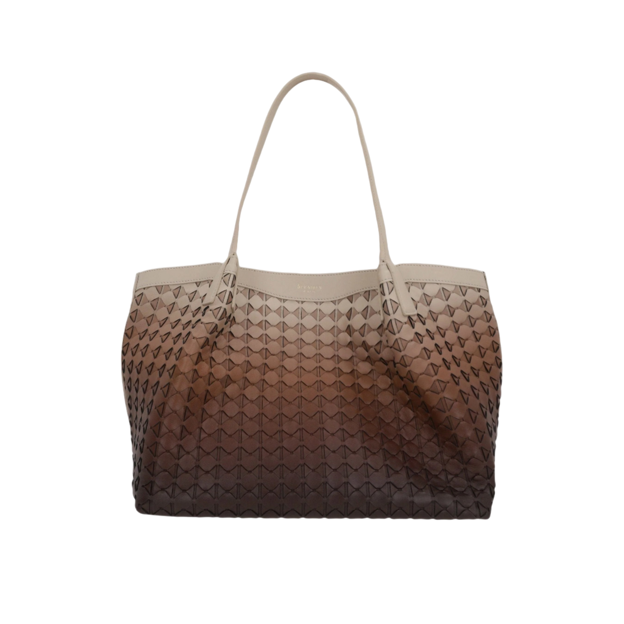 Mosaico Nappa Secret Small Tote Bag-SERAPIAN-JOHN JULIA