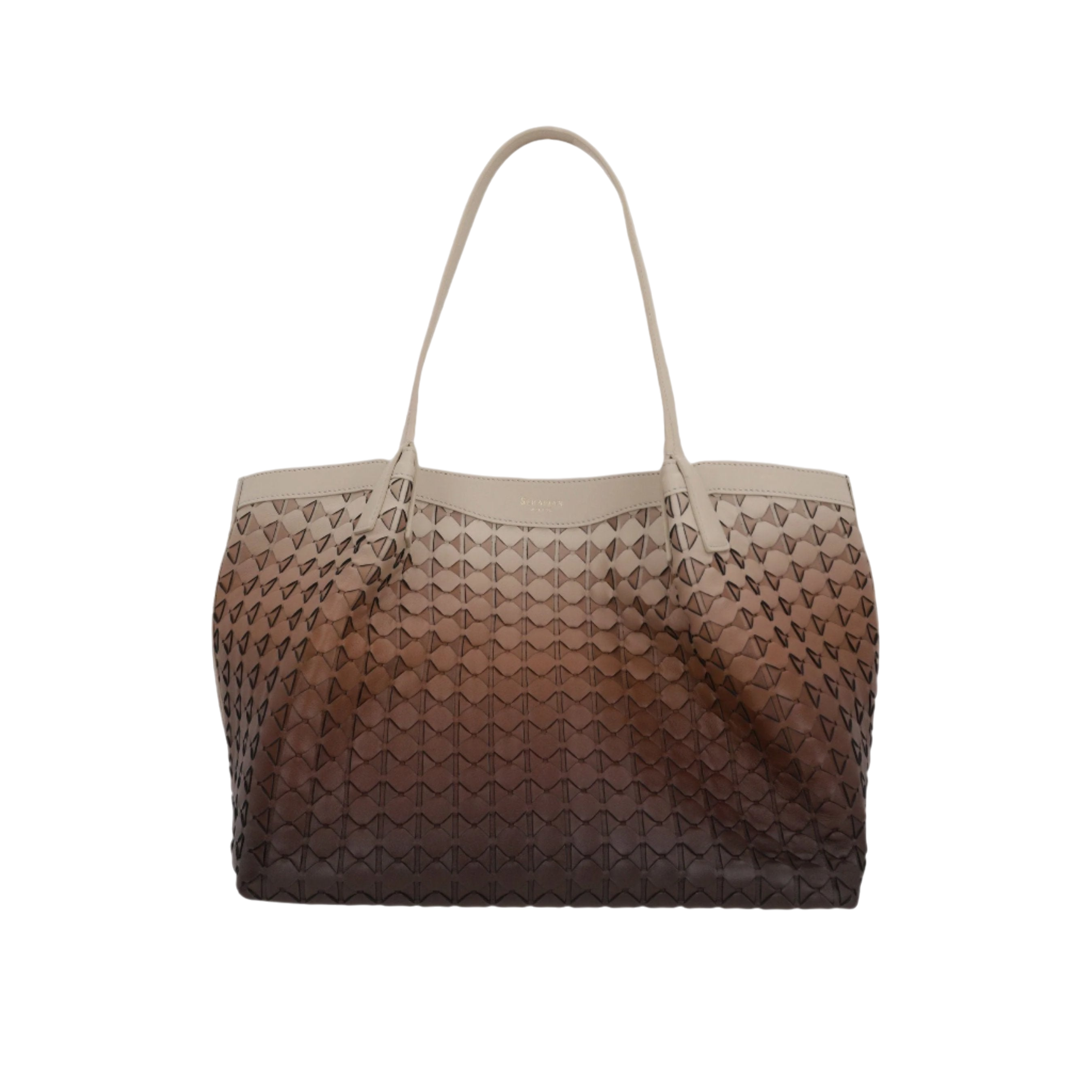 Mosaico Nappa Secret Small Tote Bag-SERAPIAN-JOHN JULIA