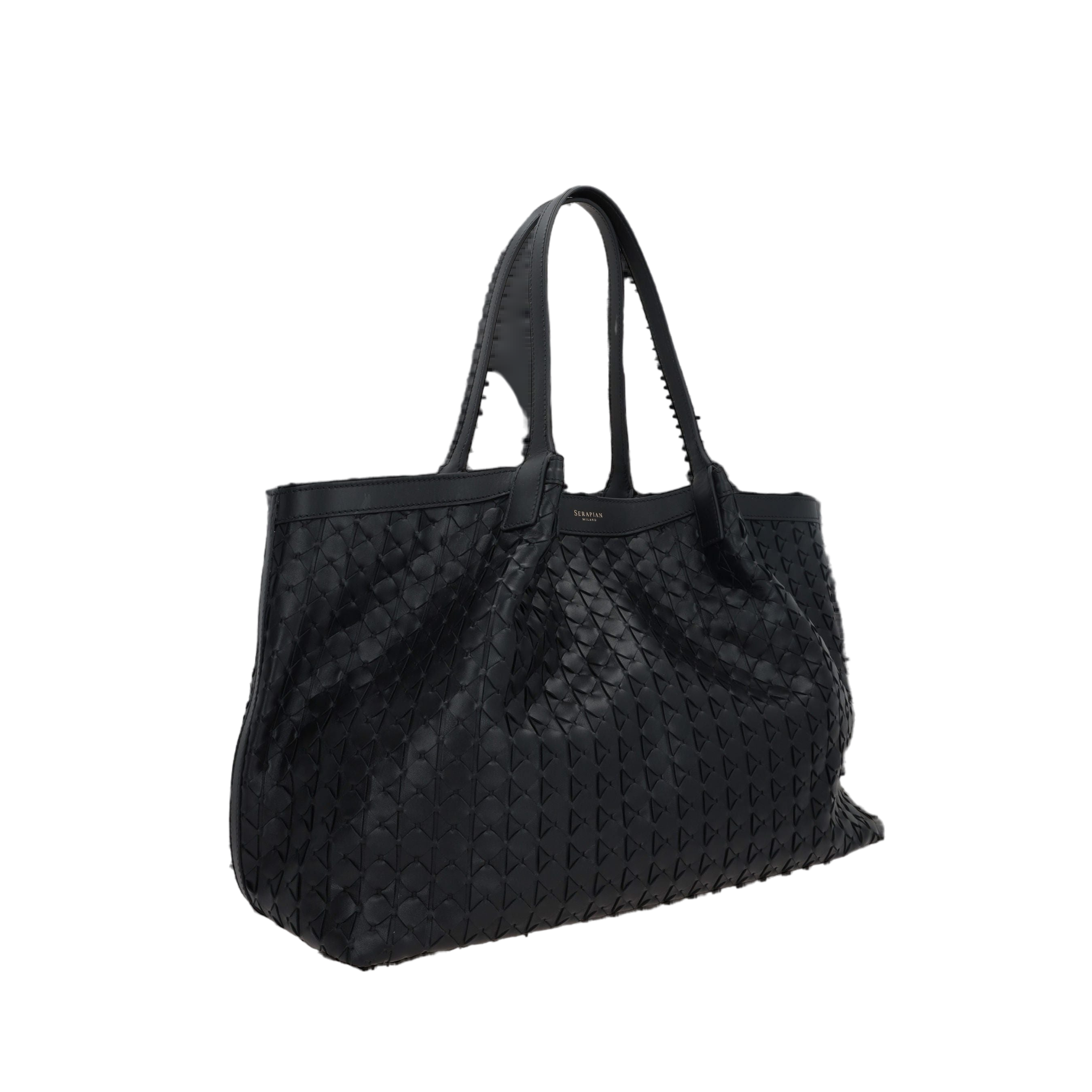 Mosaico Nappa Secret Tote Bag-SERAPIAN-JOHN JULIA