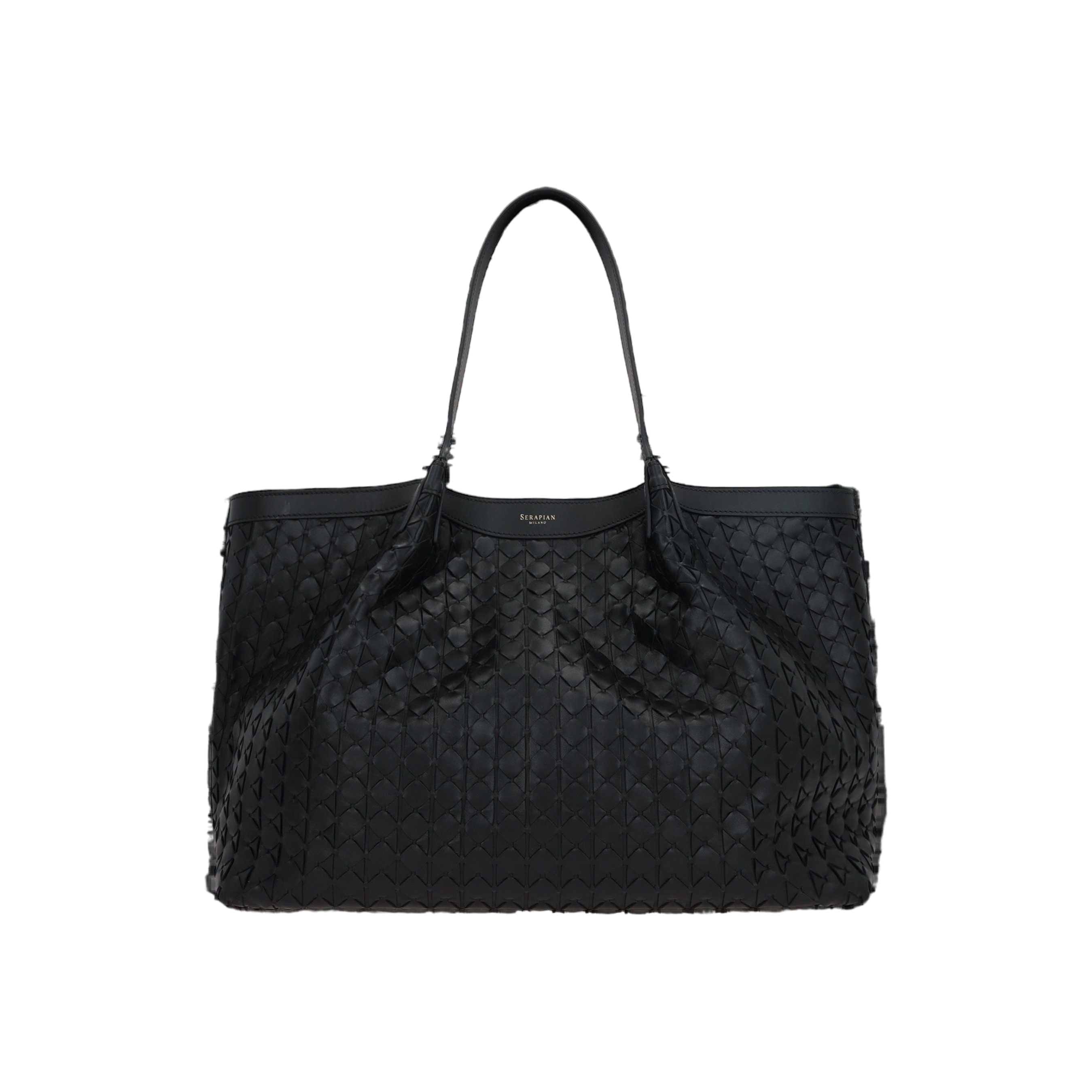 Mosaico Nappa Secret Tote Bag-SERAPIAN-JOHN JULIA