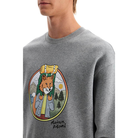 Rambling Fox Print Sweat