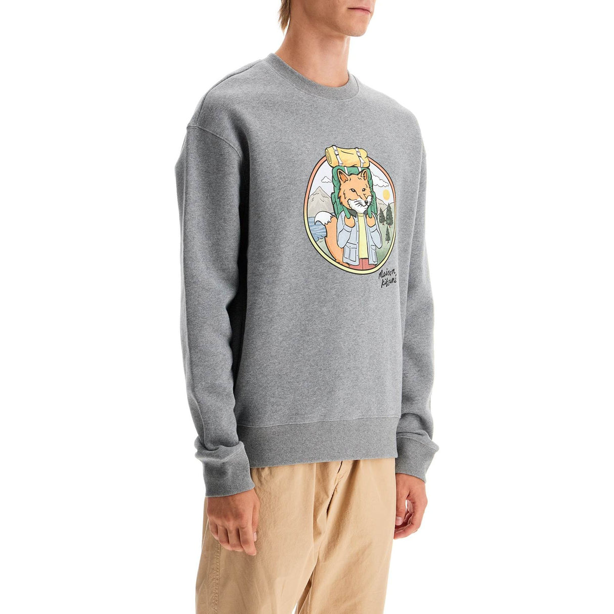 Rambling Fox Print Sweat