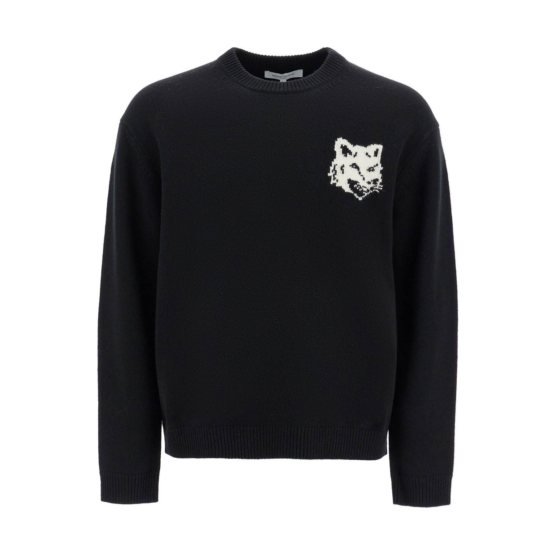 Fox Head Wool Sweater