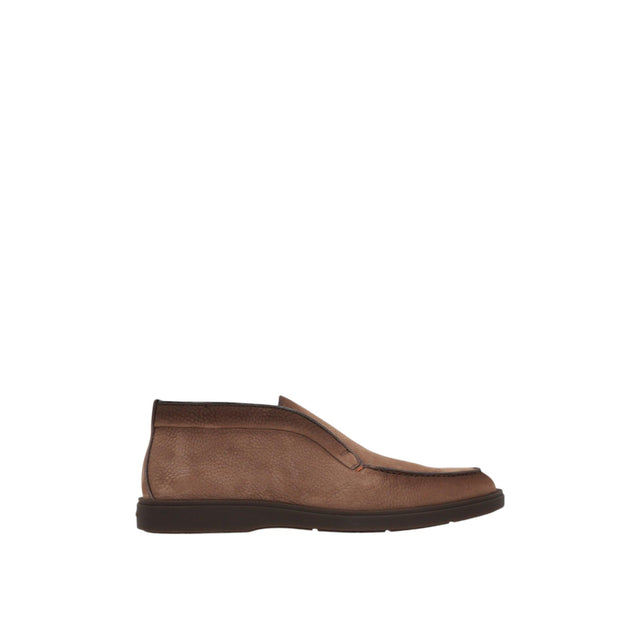 Nabuk Slip-on Ankle Boots-SANTONI-JOHN JULIA