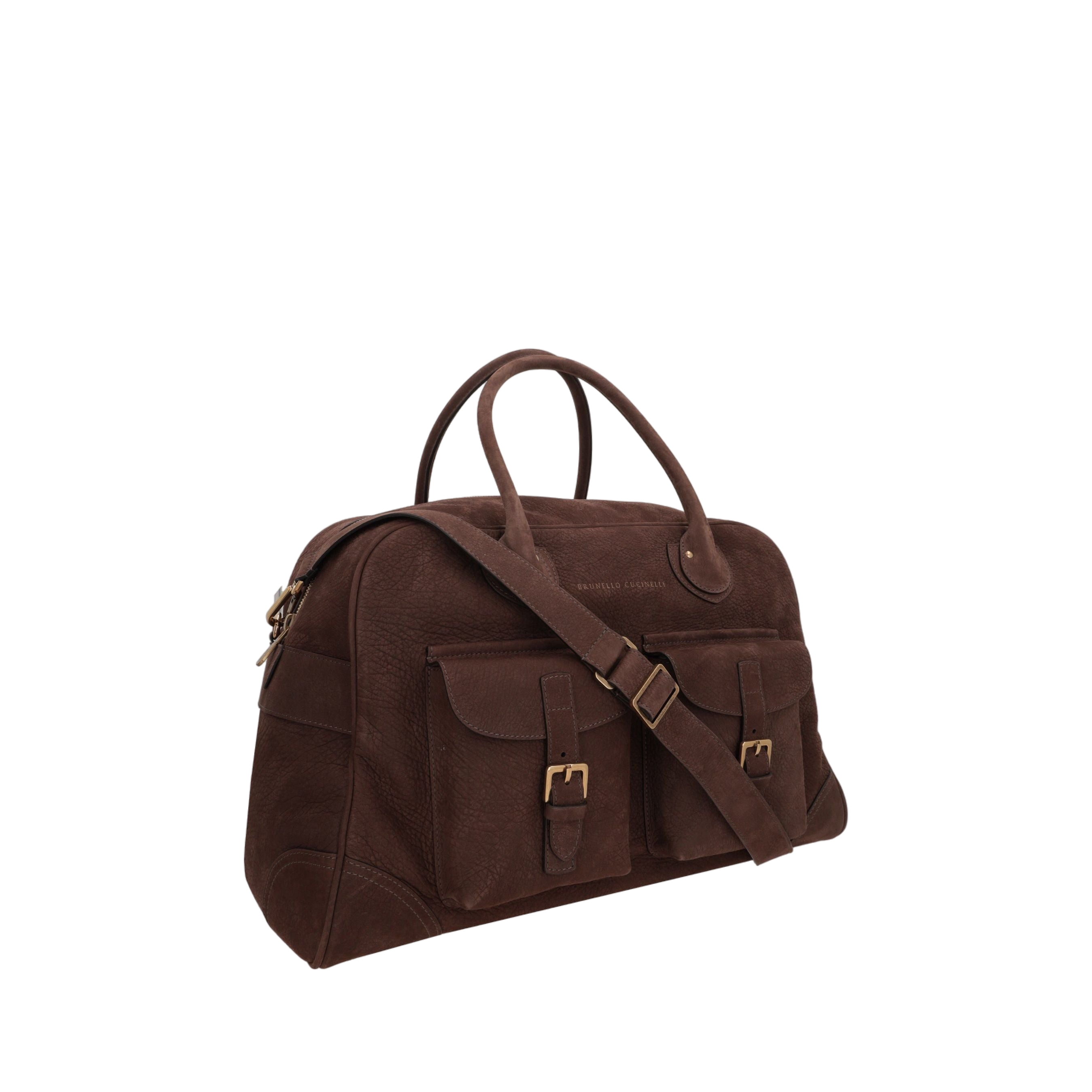 Nabuk Street Weekender Bag-BRUNELLO CUCINELLI-JOHN JULIA