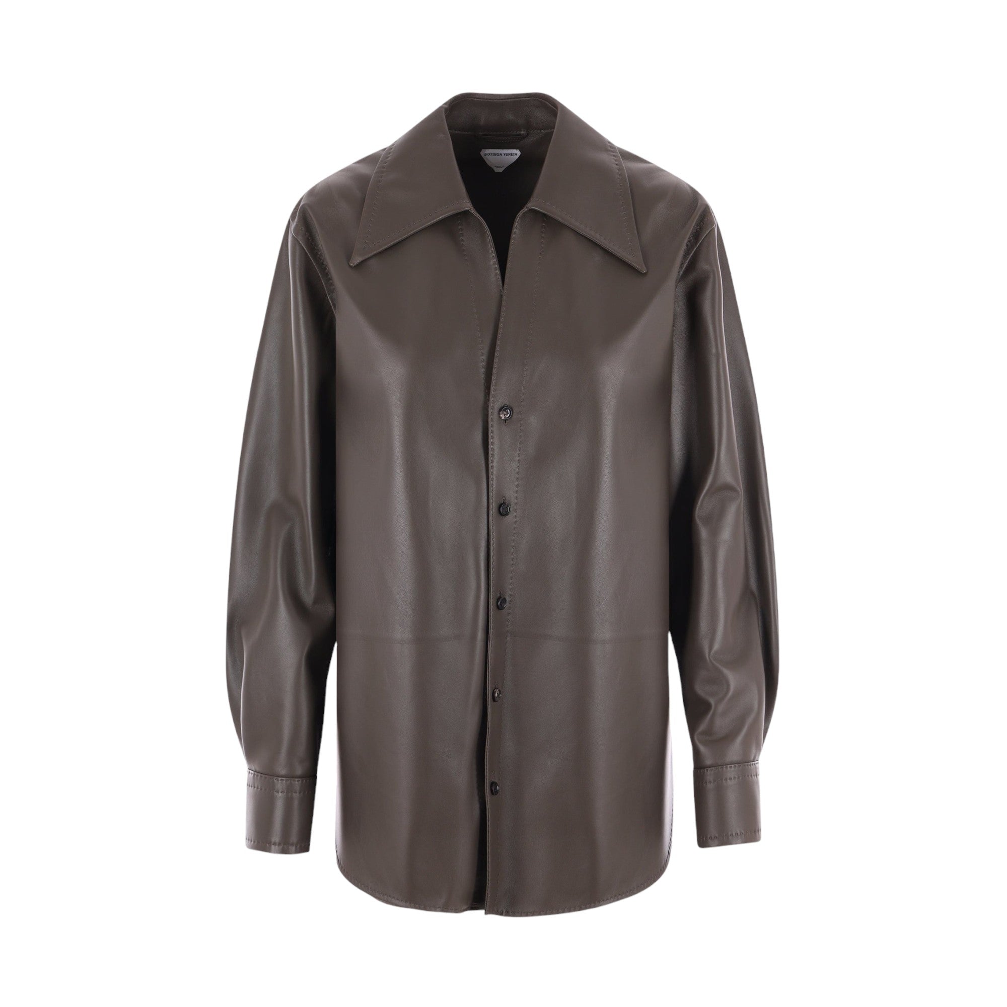 Nappa Oversized Overshirt-BOTTEGA VENETA-JOHN JULIA