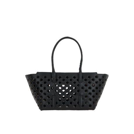 Neo Mina 20 Perforated Handbag-ALAÏA-JOHN JULIA