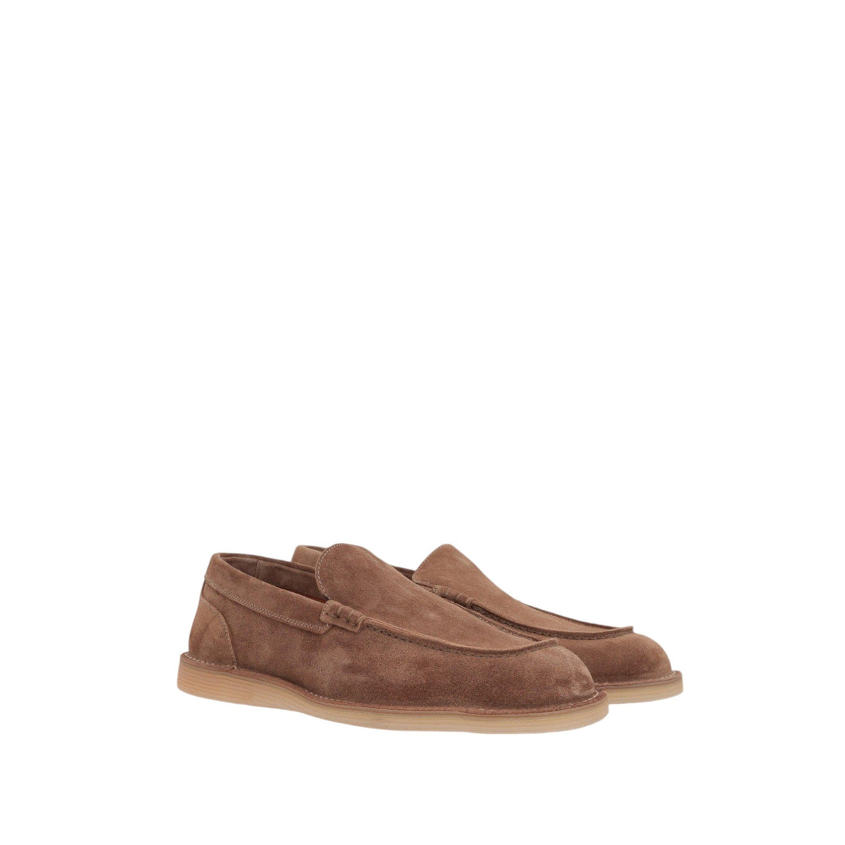 New Florio Ideal Suede Loafers-DOLCE & GABBANA-JOHN JULIA