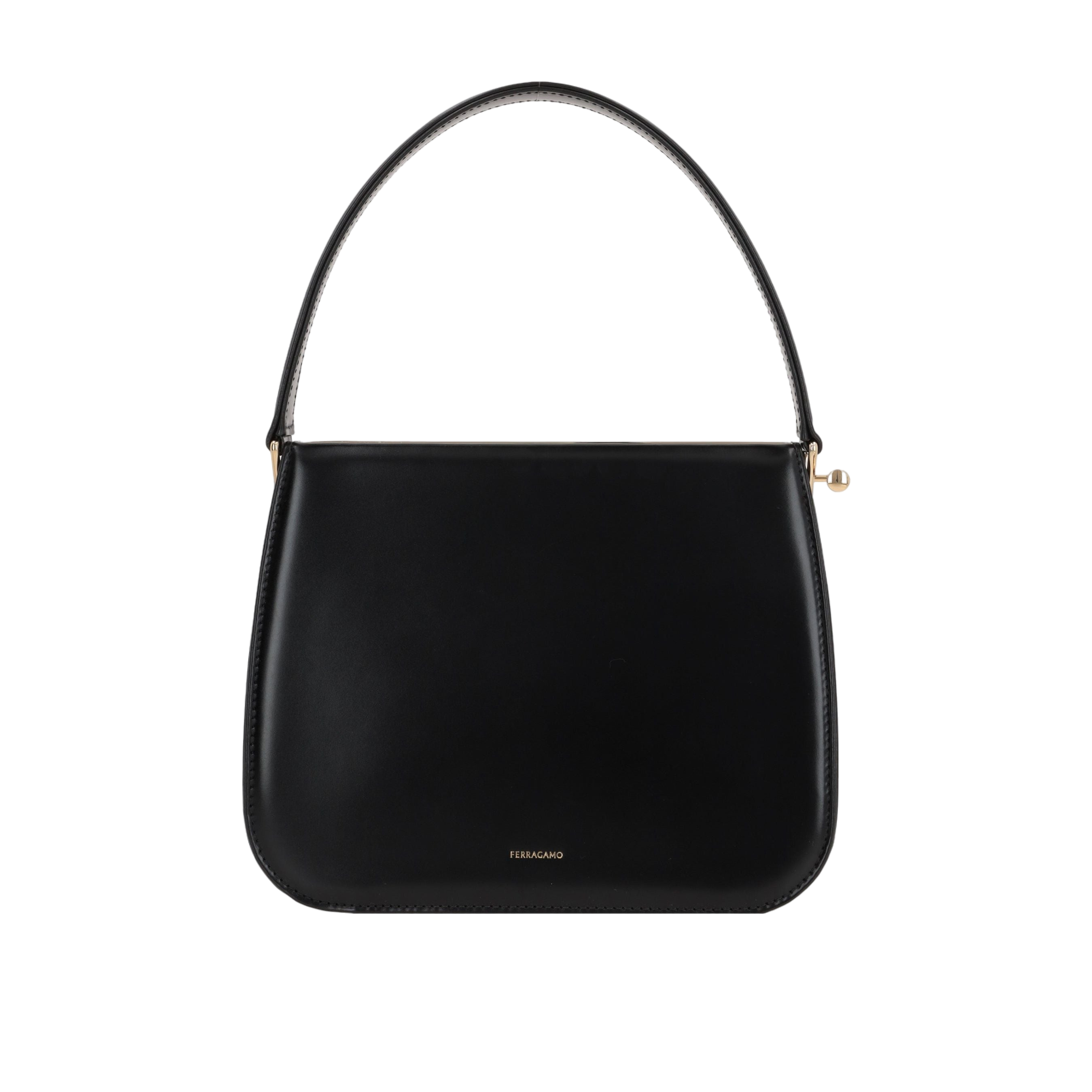 New Frame Smooth Leather Handbag-FERRAGAMO-JOHN JULIA