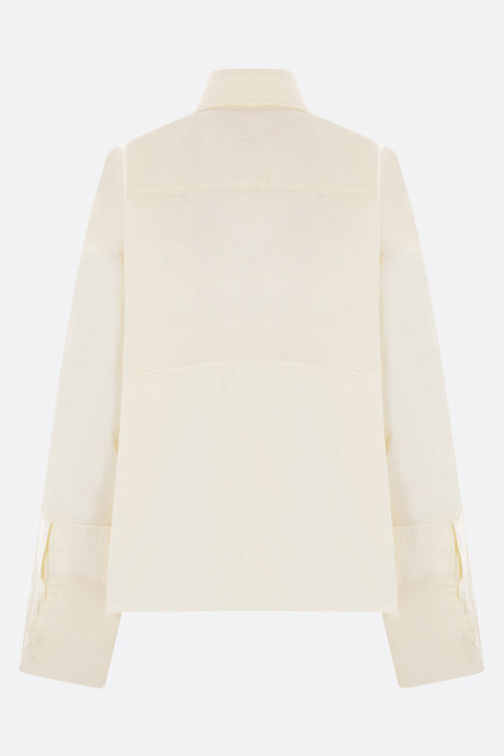 Numeric Print Cotton Poplin Shirt-MM6 MAISON MARGIELA-JOHN JULIA