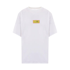 Numeric Signature Patch Cotton T-shirt-MM6 MAISON MARGIELA-JOHN JULIA