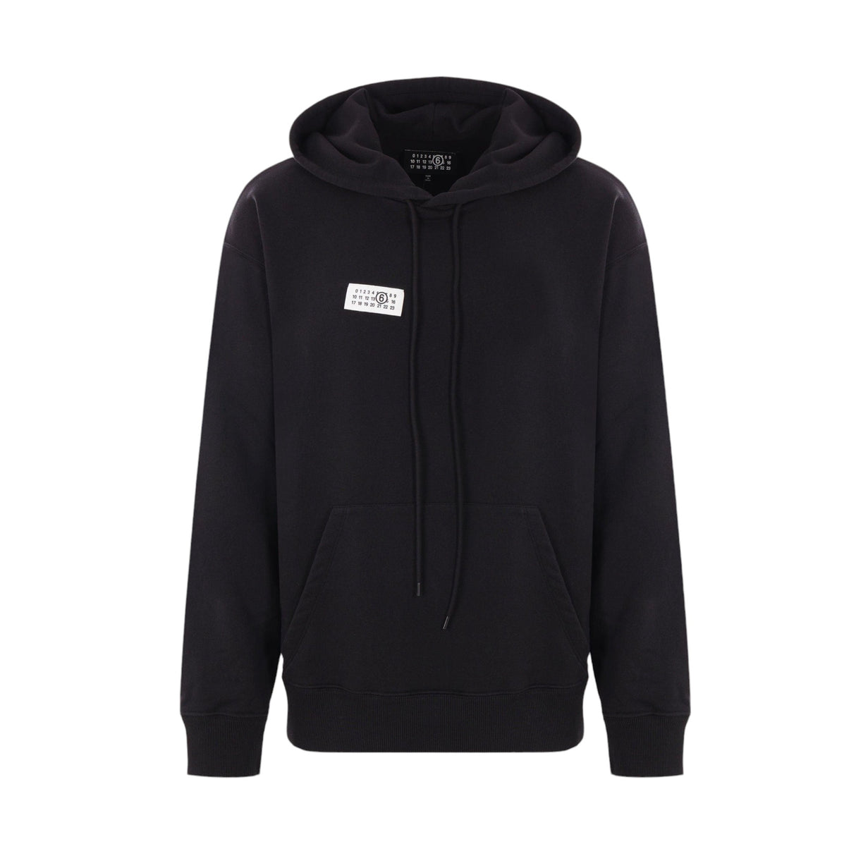 Numeric Signature Patch Jersey Hoodie-MM6 MAISON MARGIELA-JOHN JULIA