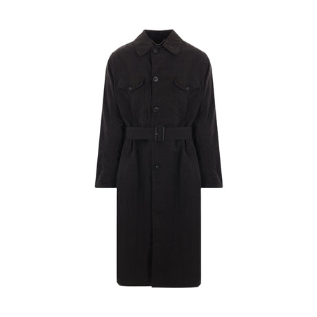 Nylon Reversible Trench Coat-MAISON MARGIELA-JOHN JULIA