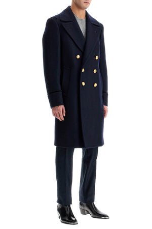 Double-breasted Wool Felt Coat