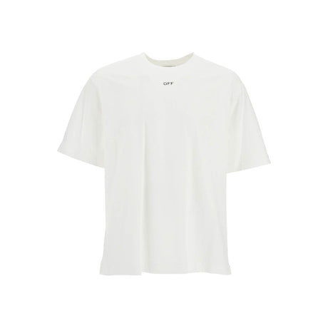 OFF-WHITE-Oversized Crewneck T-Shirt -JOHN JULIA.