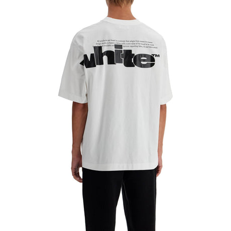 OFF-WHITE-Logo T-Shirt -JOHN JULIA.