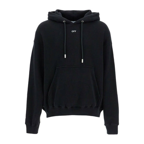 Hooded Sweatshirt With Off Print.