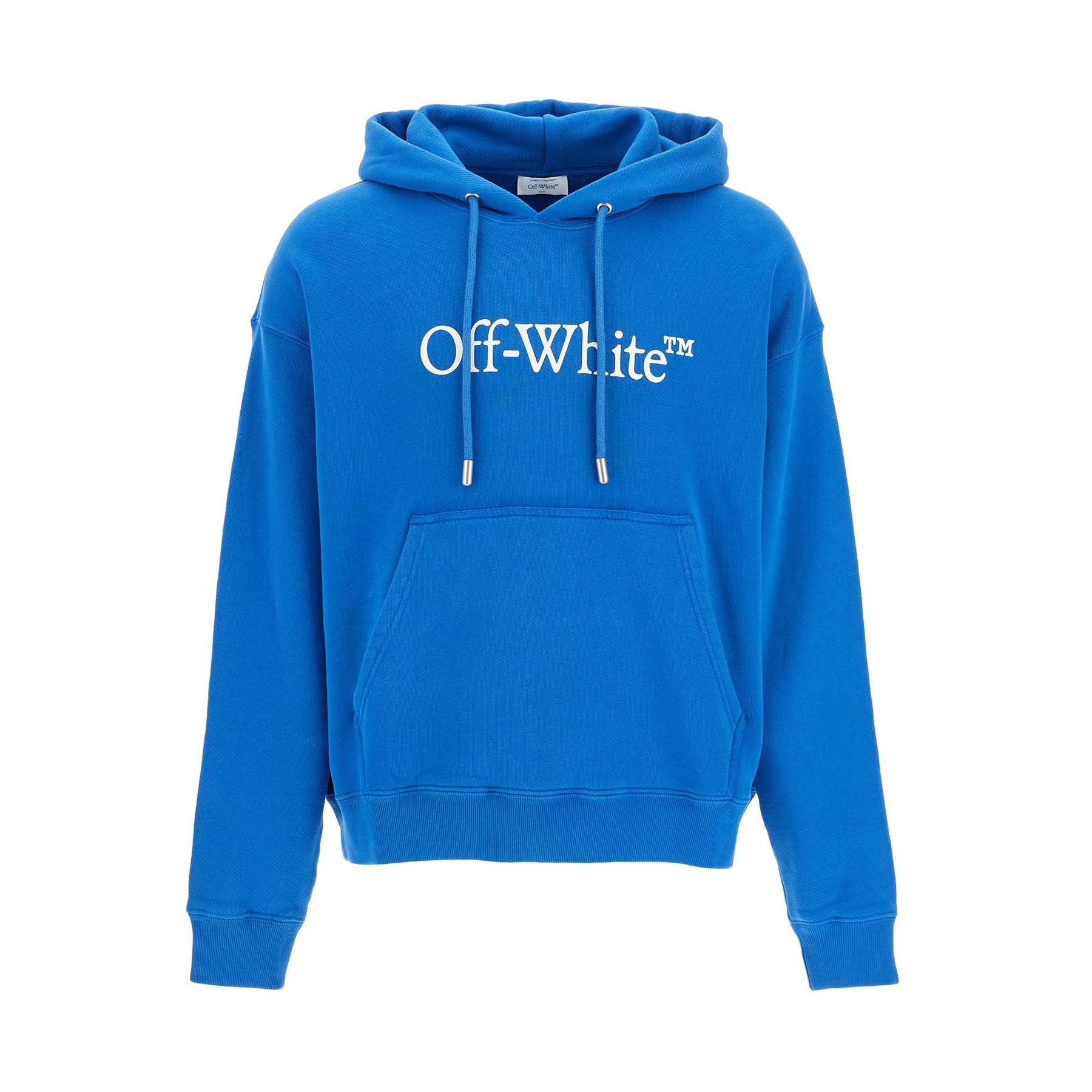 Brushed Cotton Hooded Sweatshirt Logo Print