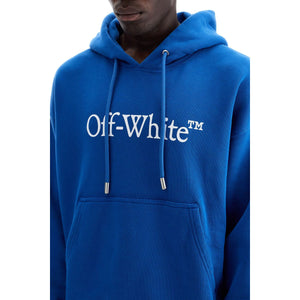 Brushed Cotton Hooded Sweatshirt Logo Print