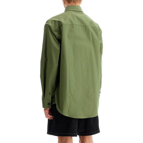 OFF-WHITE-Gabardine Overshirt -JOHN JULIA.