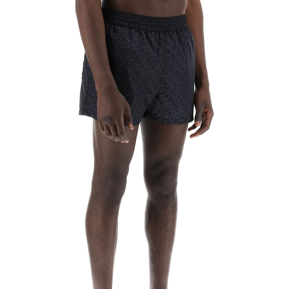 OFF Jacquard Nylon Poplin Shorts