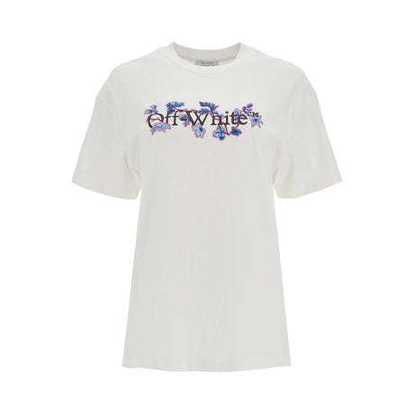 OFF-WHITE-Flower Bookish T -JOHN JULIA.