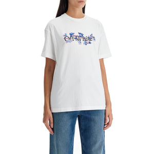 OFF-WHITE-Flower Bookish T -JOHN JULIA.