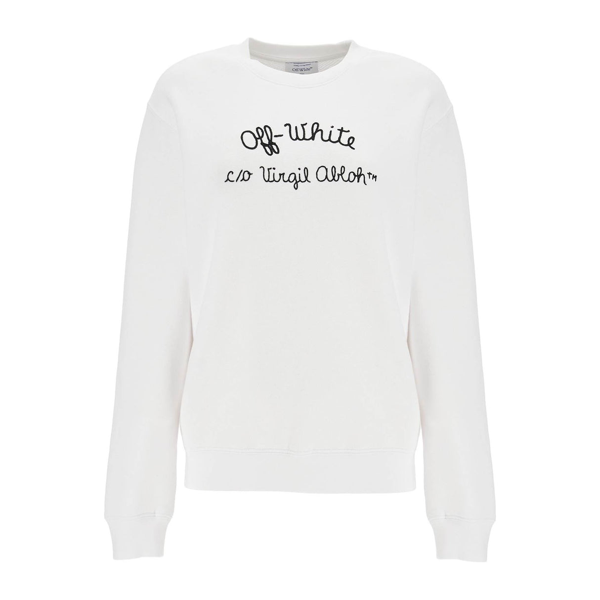 French Terry Cotton Crewneck Sweatshirt