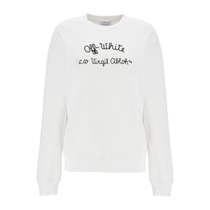 French Terry Cotton Crewneck Sweatshirt