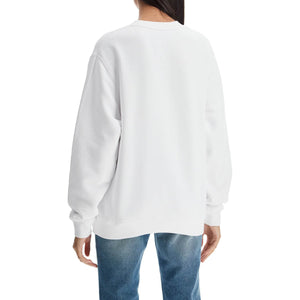 French Terry Cotton Crewneck Sweatshirt